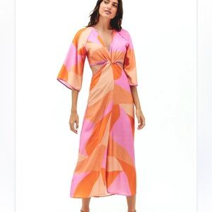 NWT VIX Paula Hermanny ANGEL LONG DRESS Size 2